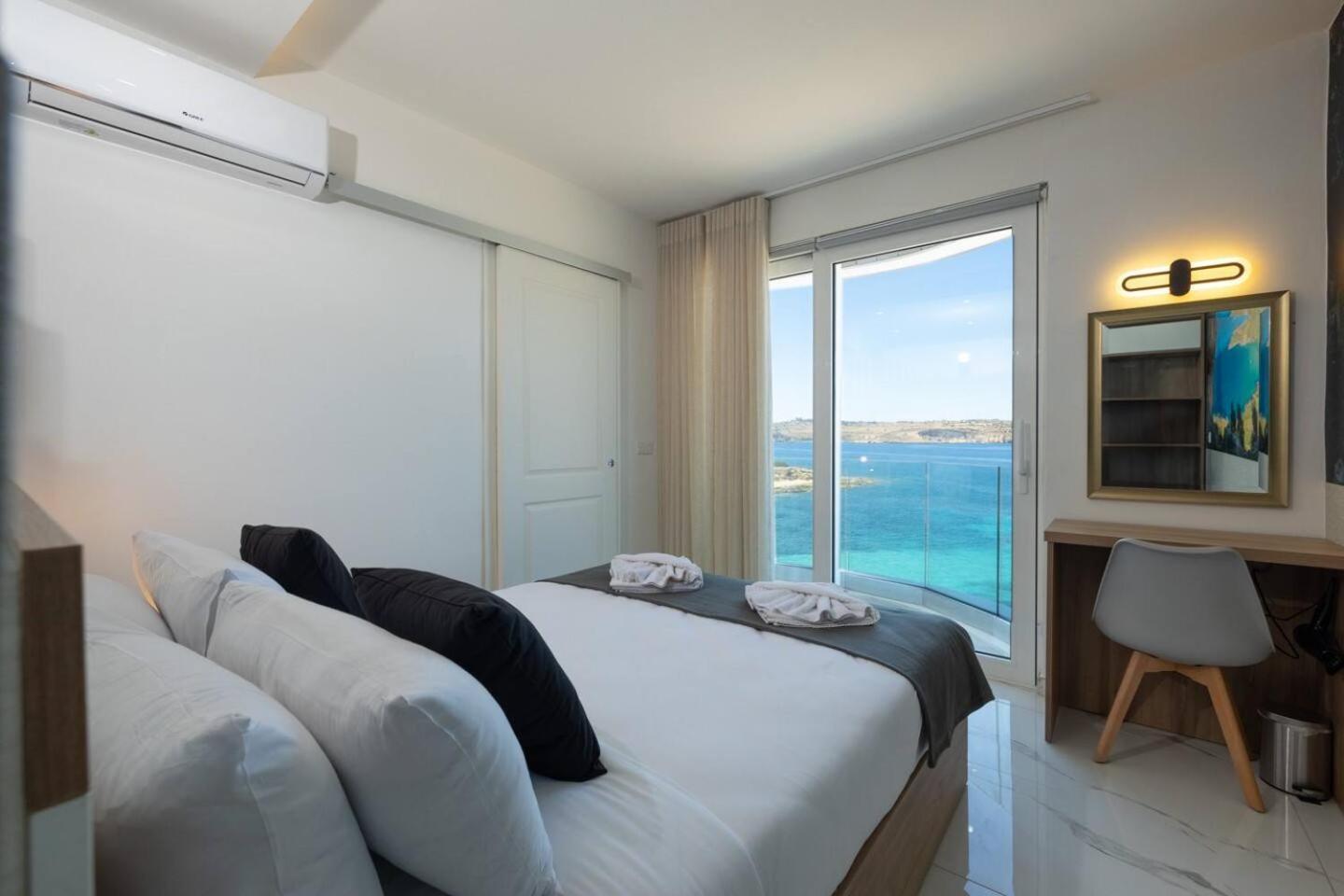 Ivory Suite Seafront With Views!- Fl 15 By Homely San Pawl il-Baħar Kültér fotó