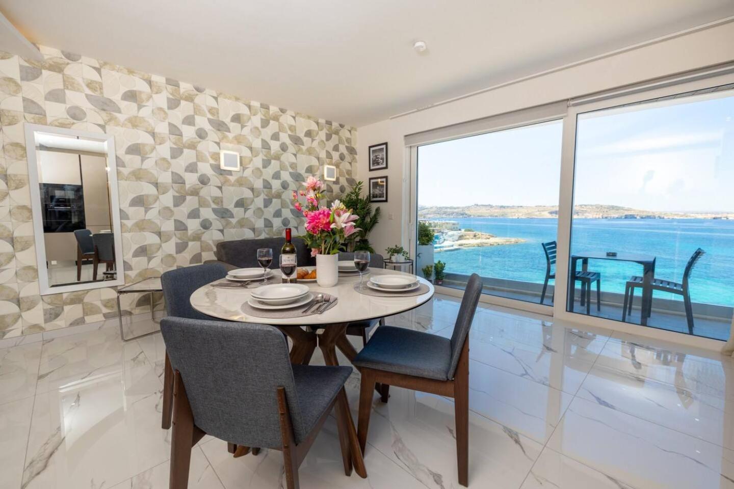 Ivory Suite Seafront With Views!- Fl 15 By Homely San Pawl il-Baħar Kültér fotó